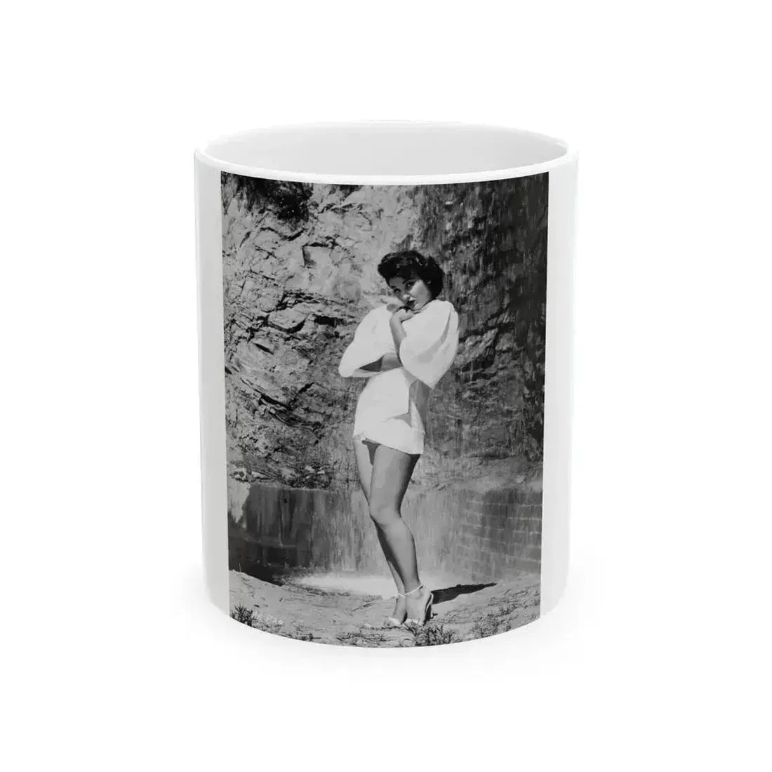 Allison Hayes #08 (Vintage Female Icon) White Coffee Mug 11oz - Go Mug Yourself