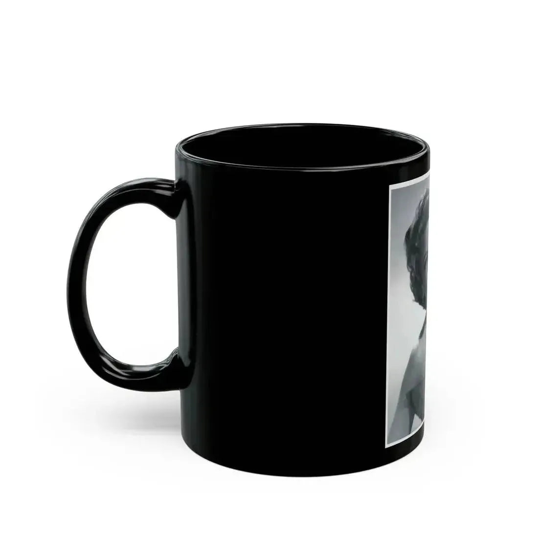 Allison Hayes #102 - Upper Body 8x10 B&W HQ Re-Print Glamour Promo Photo from Archival Negative (Vintage Female Icon) Black Coffee Mug - Go Mug Yourself