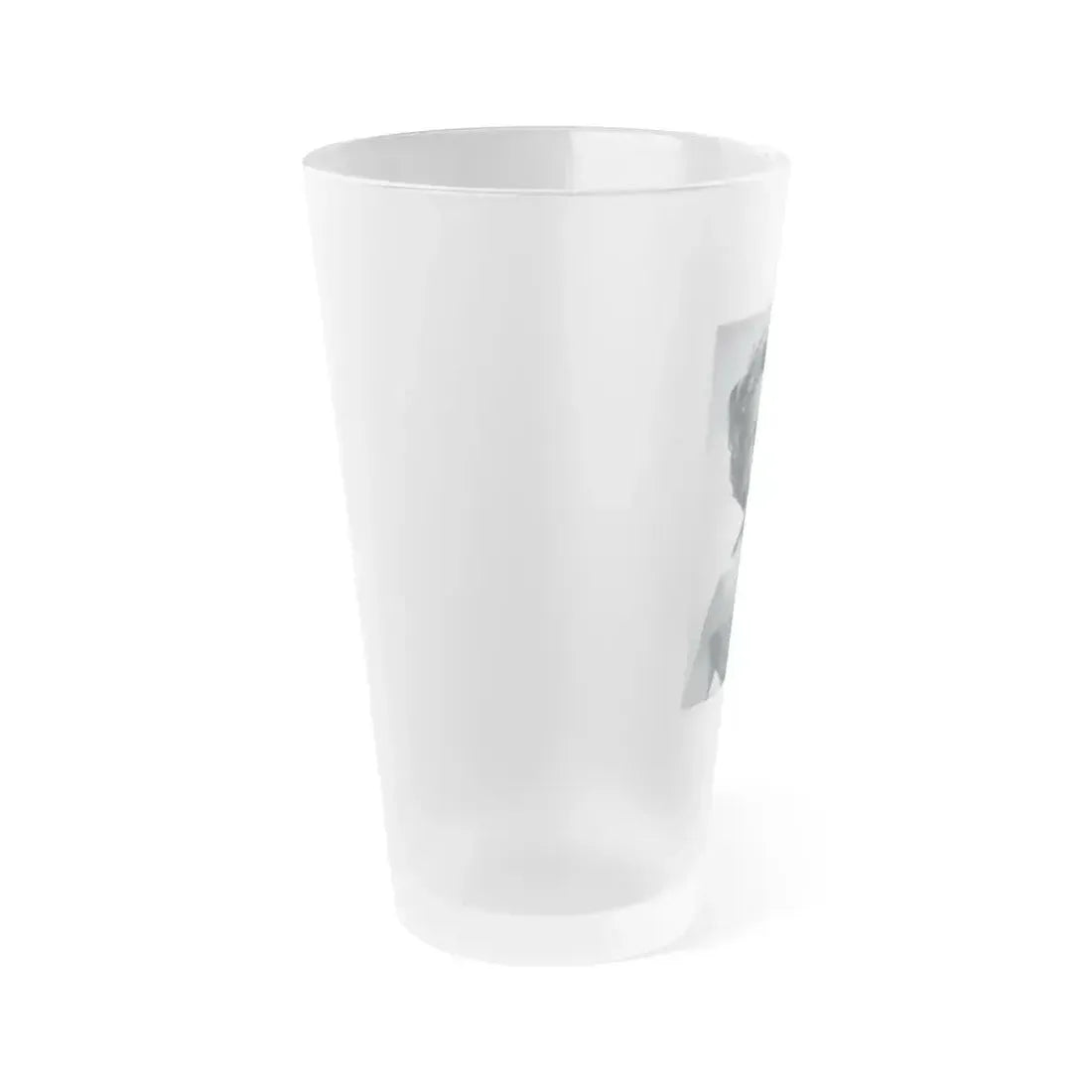 Allison Hayes #102 - Upper Body 8x10 B&W HQ Re-Print Glamour Promo Photo from Archival Negative (Vintage Female Icon) Frosted Pint Glass 16oz - Go Mug Yourself