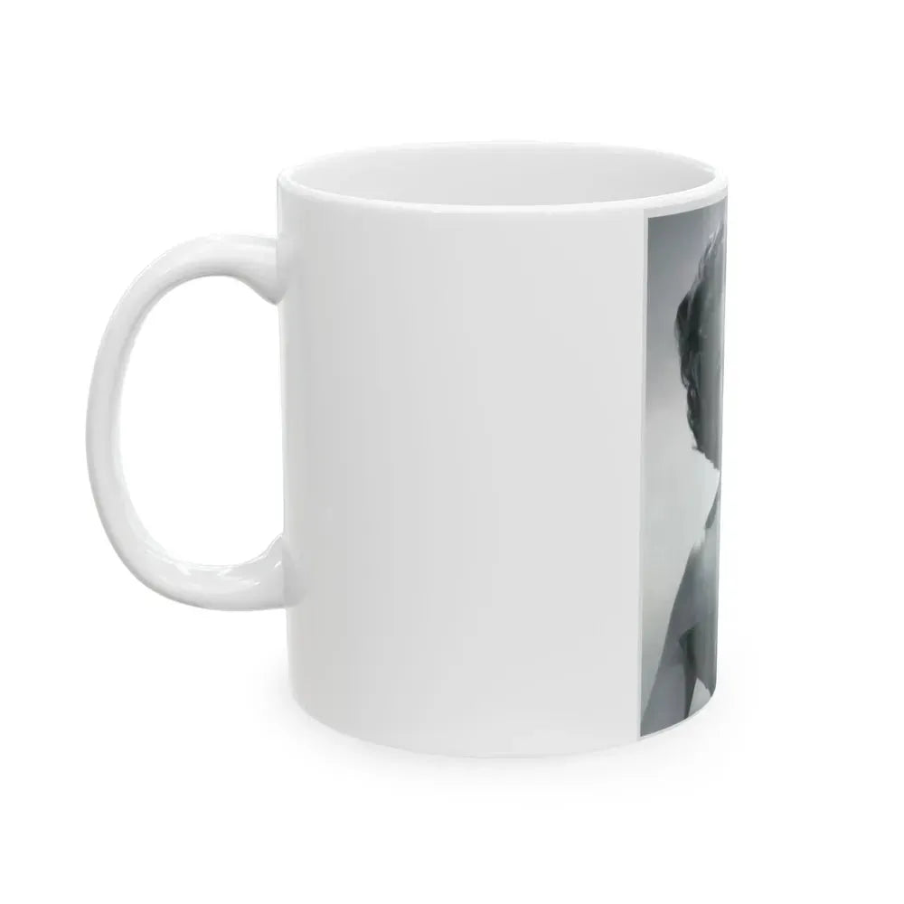 Allison Hayes #102 - Upper Body 8x10 B&W HQ Re-Print Glamour Promo Photo from Archival Negative (Vintage Female Icon) White Coffee Mug - Go Mug Yourself