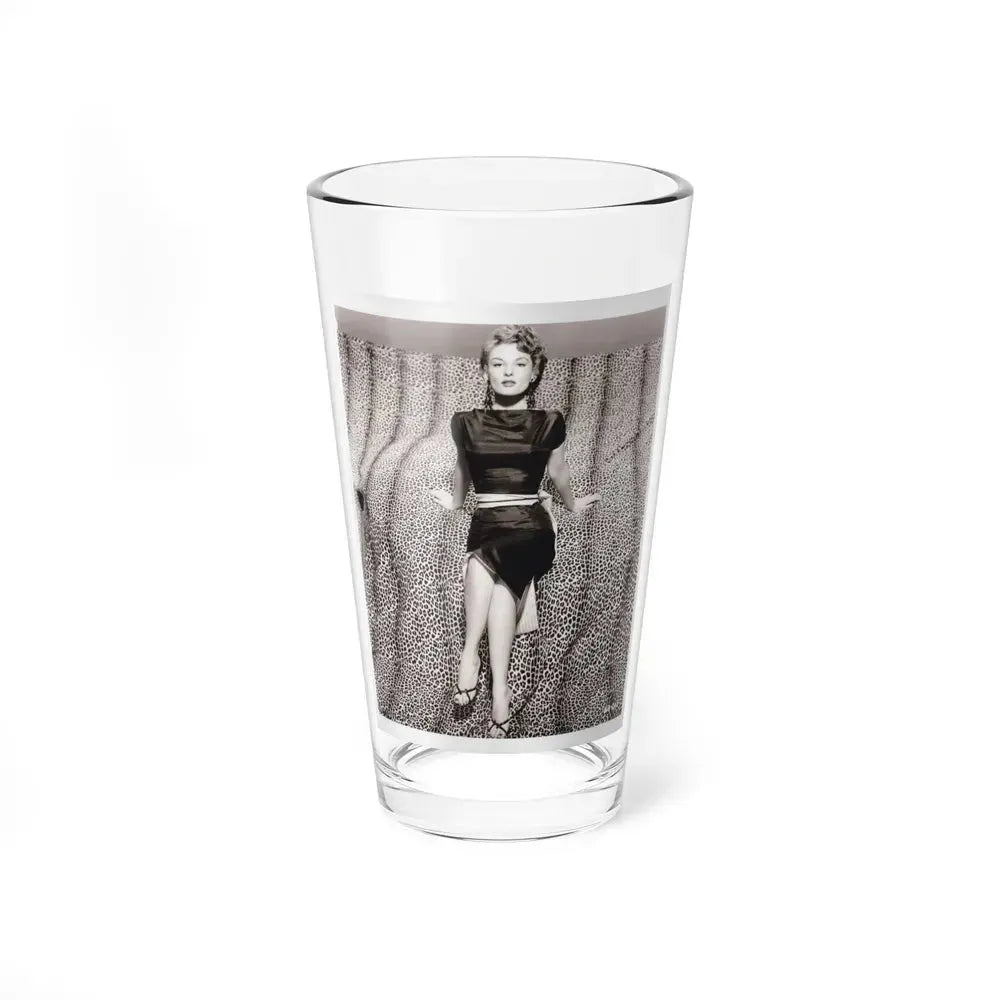 Allison Hayes #11 - 8x10 B&W Full Body Glamour Skirt HQ Photo Re-Print from Negative from '55 ''The Steel Jungle'' Promo Photo (Vintage Female Icon) Pint Glass 16oz 16oz - Go Mug Yourself