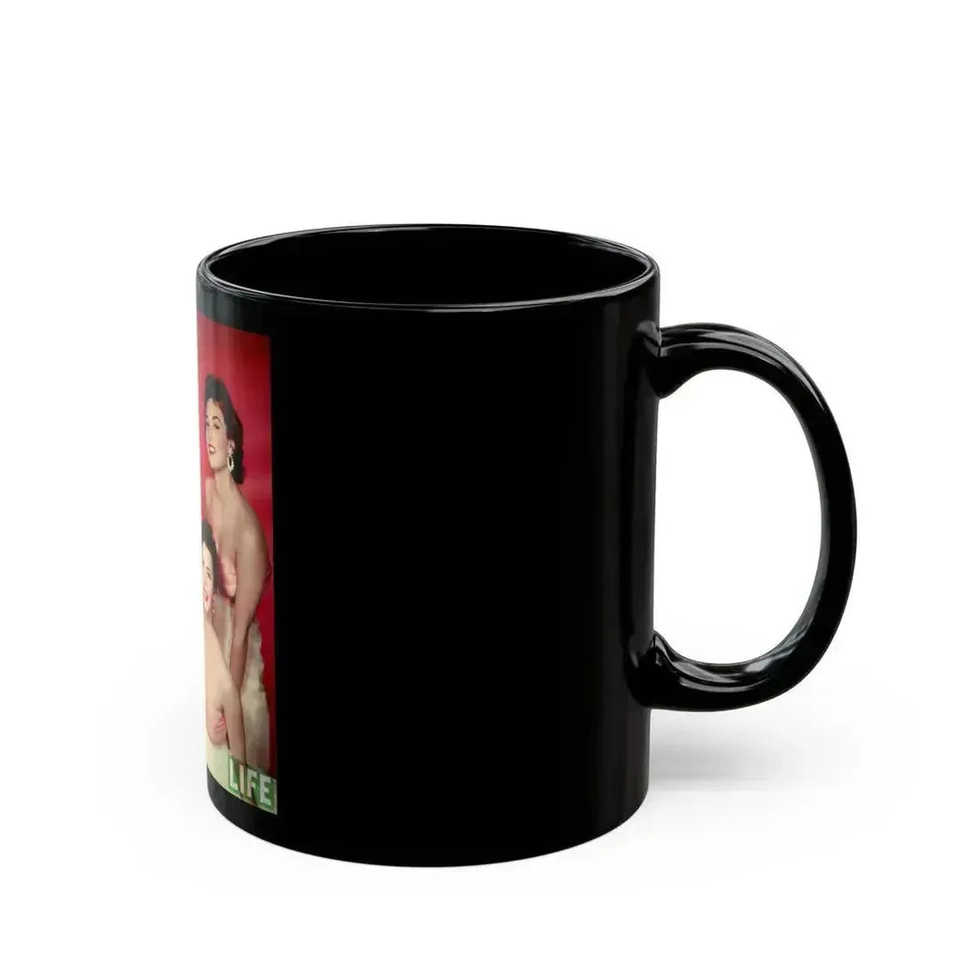 Allison Hayes #111 - Allison with, Mamie Van Doren & 2 Others (Vintage Female Icon) Black Coffee Mug - Go Mug Yourself