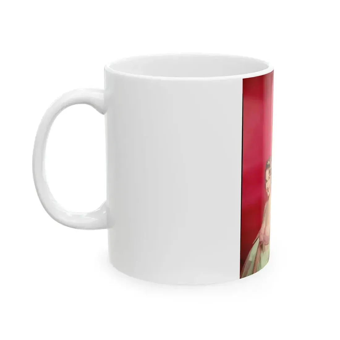 Allison Hayes #111 - Allison with, Mamie Van Doren & 2 Others (Vintage Female Icon) White Coffee Mug - Go Mug Yourself