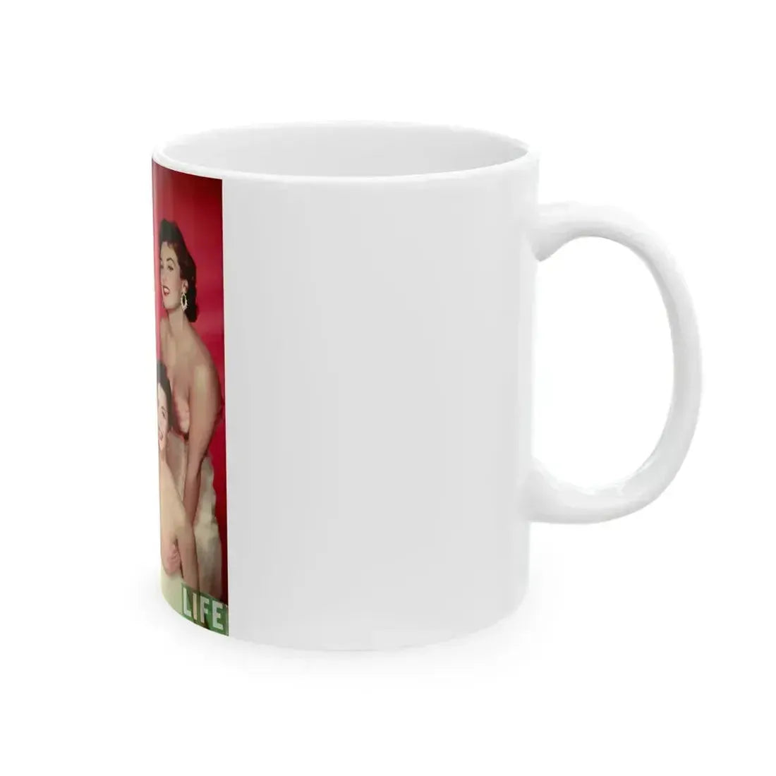Allison Hayes #111 - Allison with, Mamie Van Doren & 2 Others (Vintage Female Icon) White Coffee Mug - Go Mug Yourself