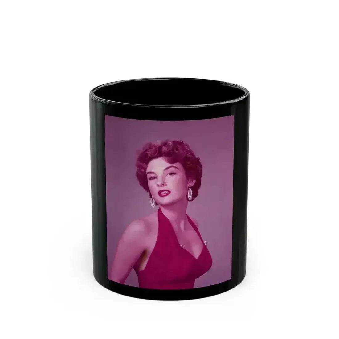 Allison Hayes #117 (Vintage Female Icon) Black Coffee Mug 11oz - Go Mug Yourself