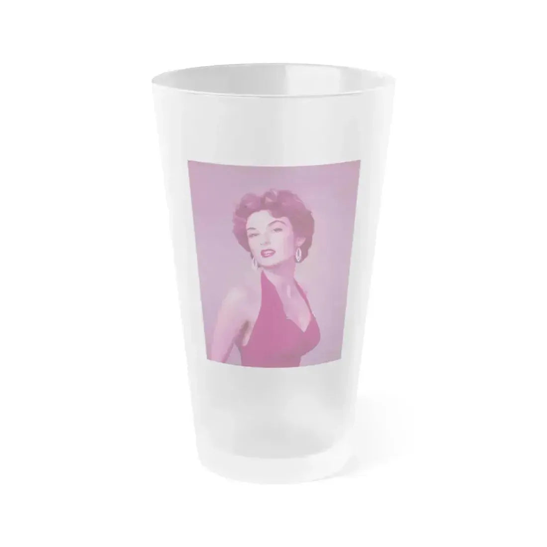 Allison Hayes #117 (Vintage Female Icon) Frosted Pint Glass 16oz 16oz Frosted - Go Mug Yourself