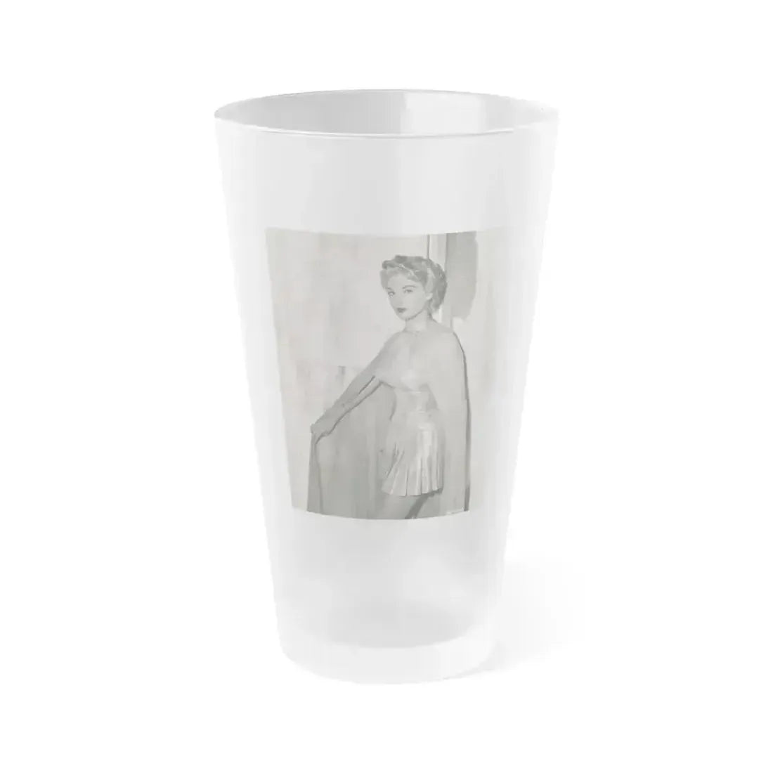Allison Hayes #119 (Vintage Female Icon) Frosted Pint Glass 16oz 16oz Frosted - Go Mug Yourself