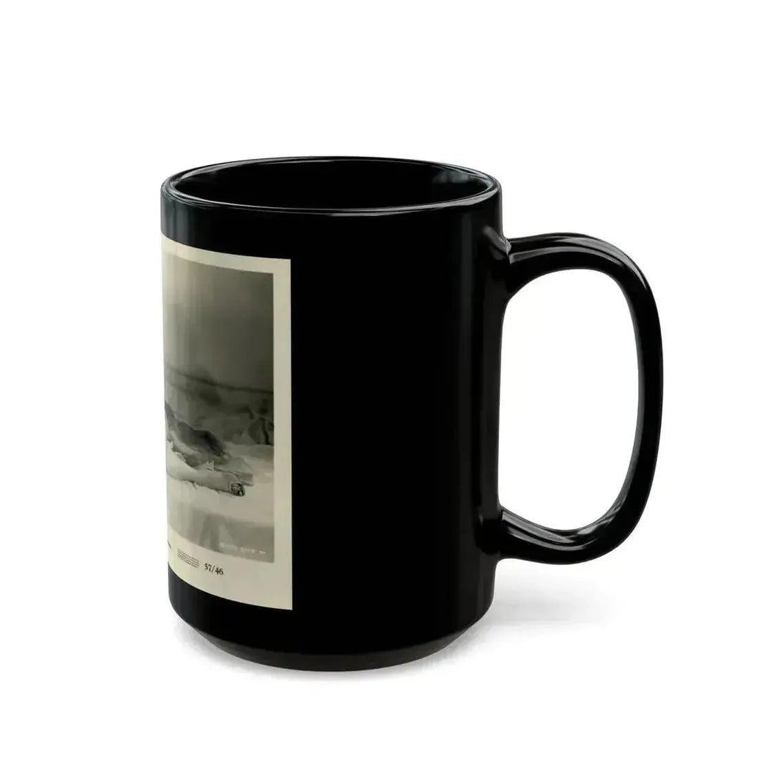 Allison Hayes #122 (Vintage Female Icon) Black Coffee Mug - Go Mug Yourself