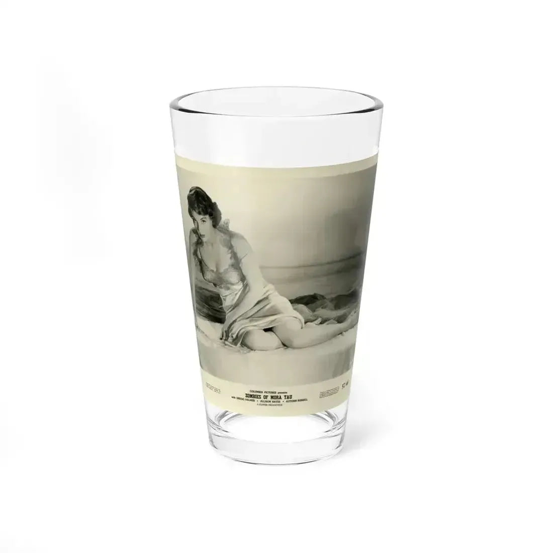 Allison Hayes #122 (Vintage Female Icon) Pint Glass 16oz 16oz - Go Mug Yourself