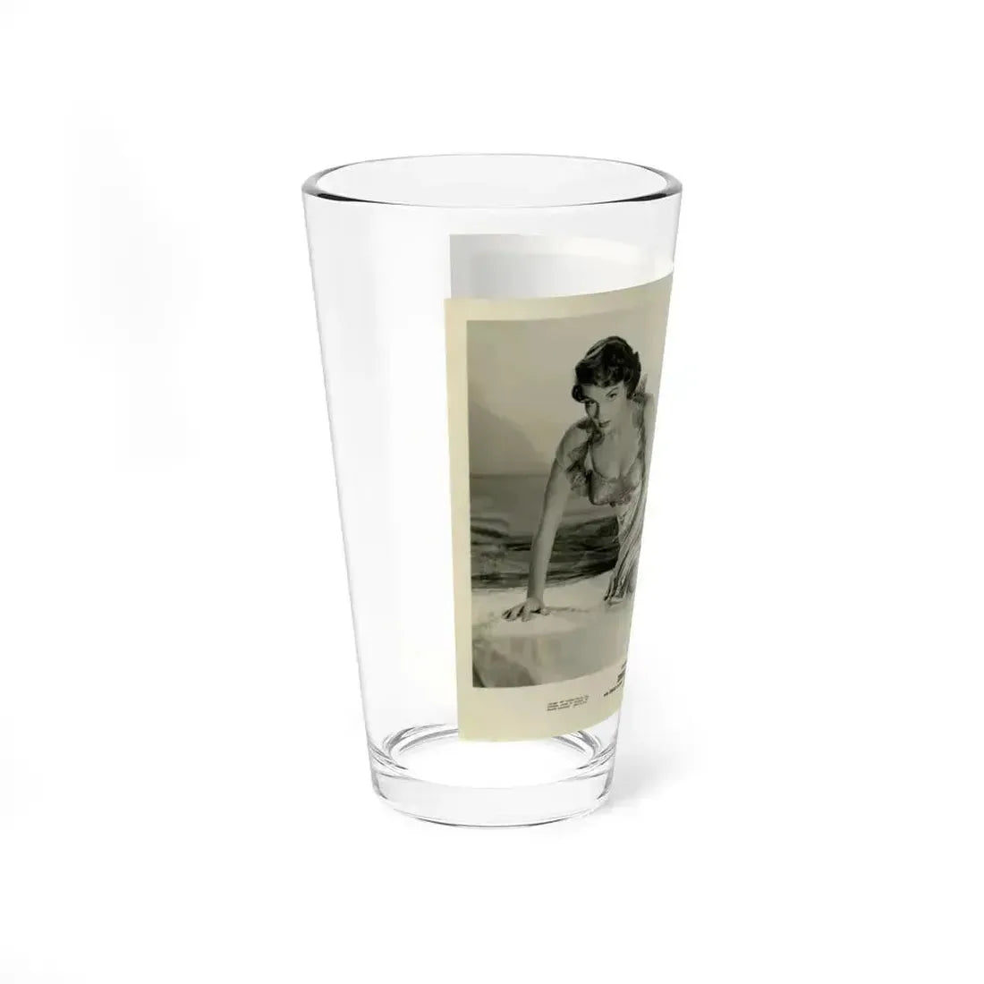 Allison Hayes #122 (Vintage Female Icon) Pint Glass 16oz - Go Mug Yourself