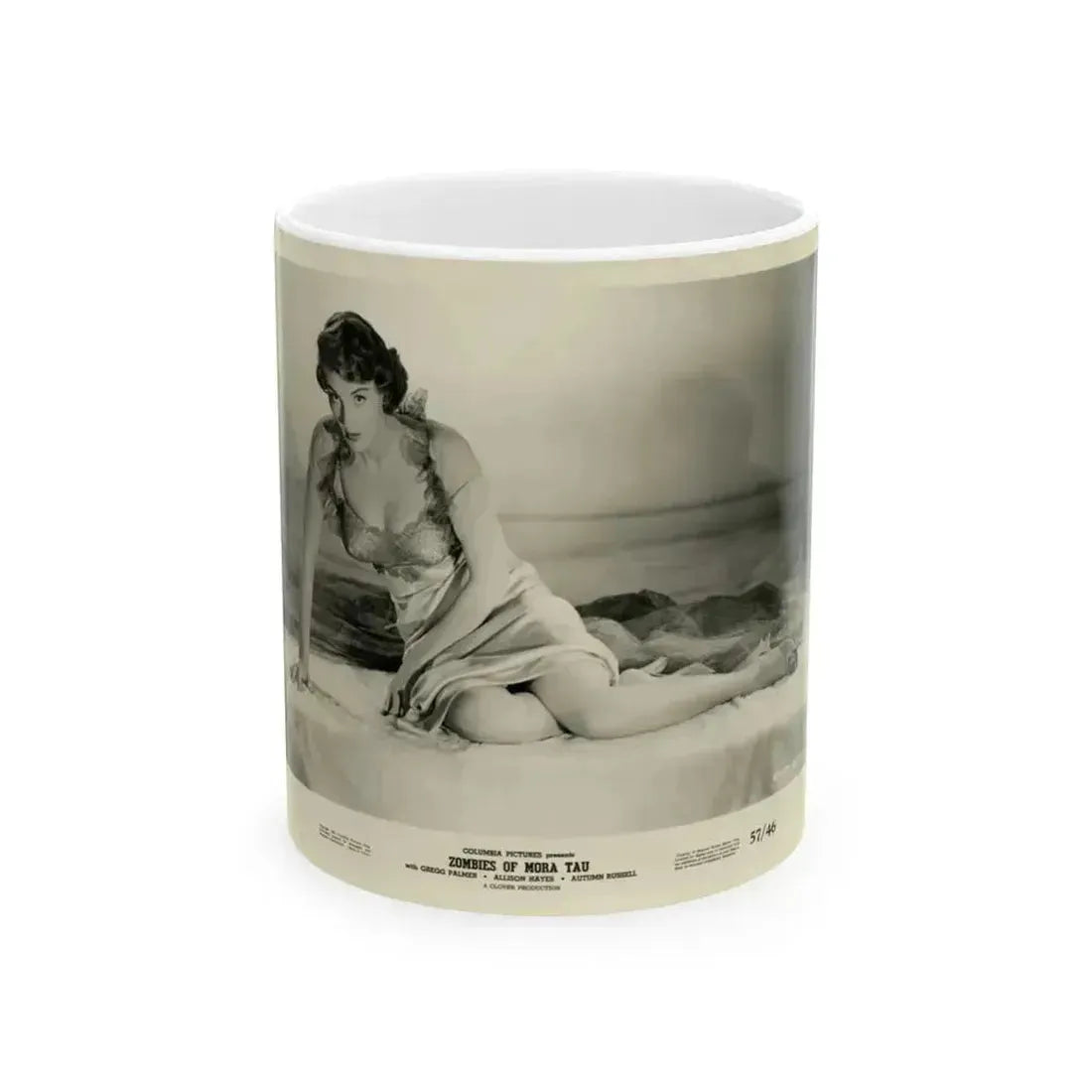 Allison Hayes #122 (Vintage Female Icon) White Coffee Mug 11oz - Go Mug Yourself