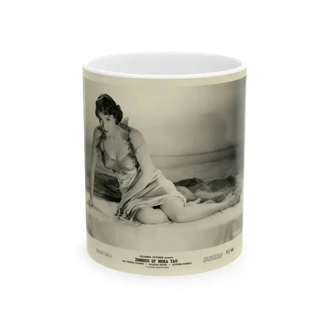 Allison Hayes #122 (Vintage Female Icon) White Coffee Mug 11oz - Go Mug Yourself