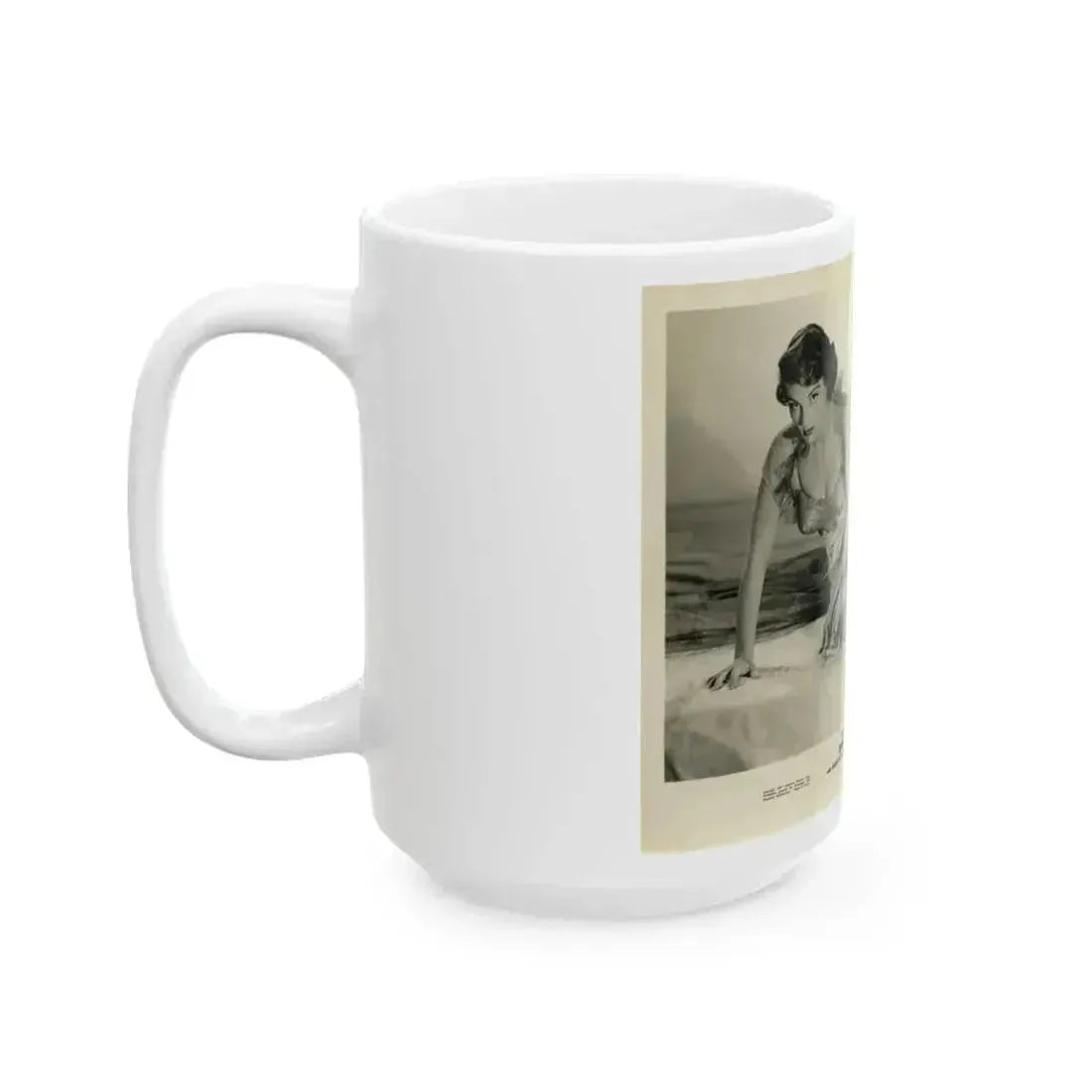 Allison Hayes #122 (Vintage Female Icon) White Coffee Mug - Go Mug Yourself