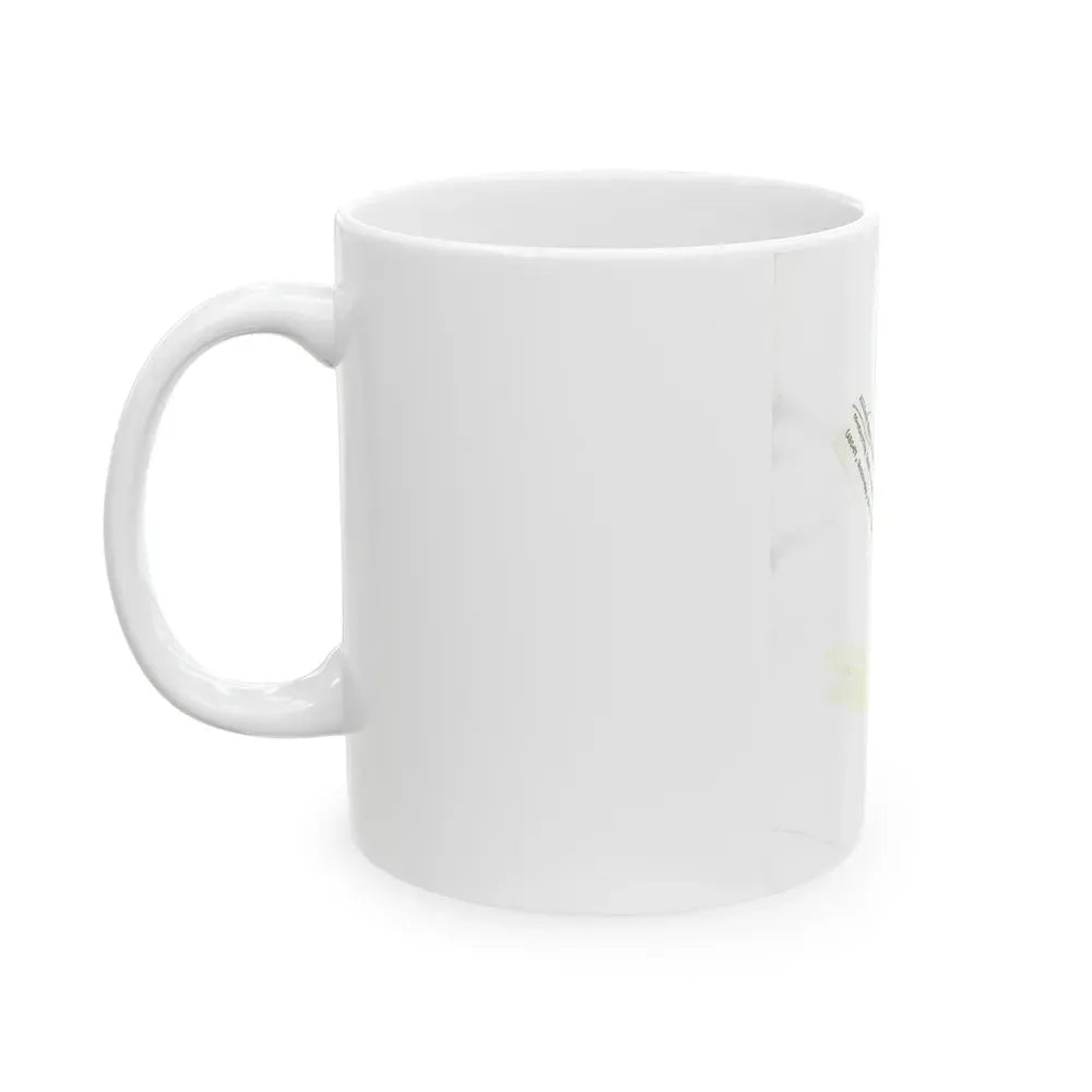 Allison Hayes #123 - Vintage 8x10 B&W Full Body Swimsuit Cheesecake Photo_1 (Vintage Female Icon) White Coffee Mug - Go Mug Yourself