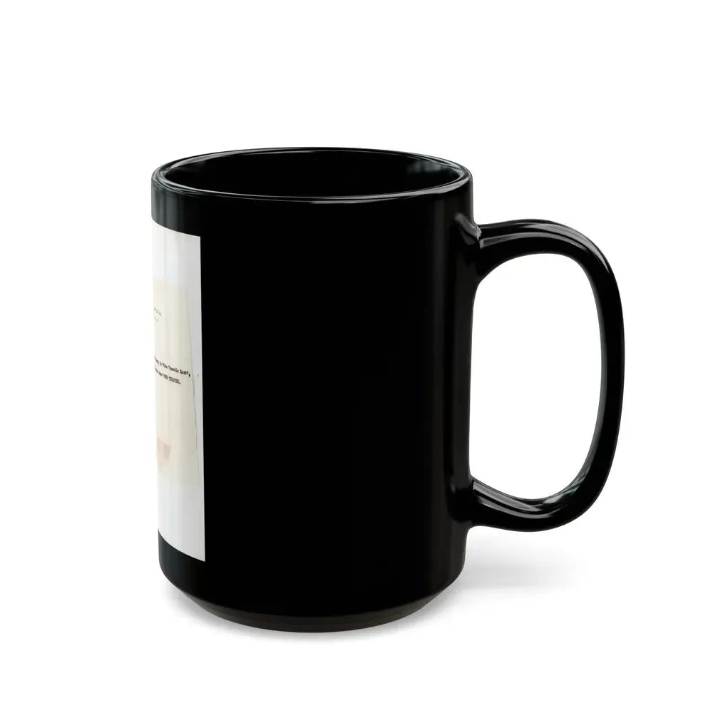 Allison Hayes #123 - Vintage 8x10 B&W Full Body Swimsuit Cheesecake Photo_3 (Vintage Female Icon) Black Coffee Mug - Go Mug Yourself