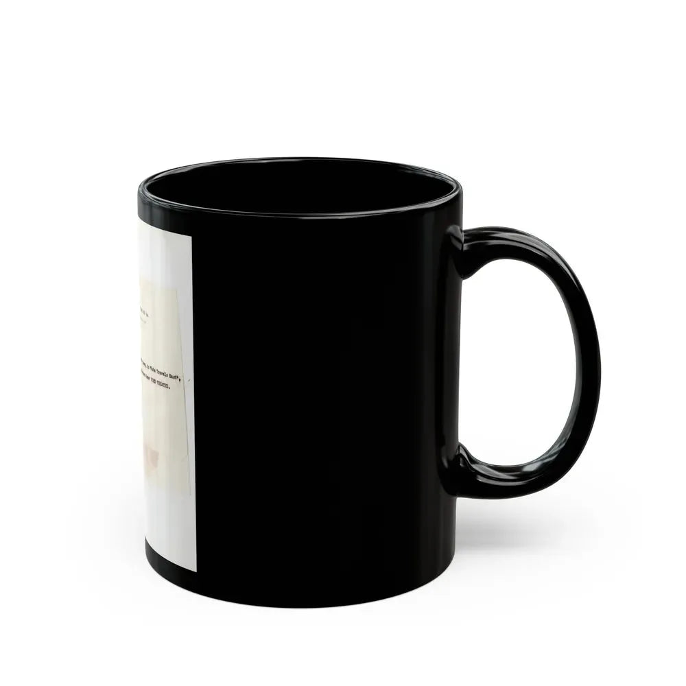 Allison Hayes #123 - Vintage 8x10 B&W Full Body Swimsuit Cheesecake Photo_3 (Vintage Female Icon) Black Coffee Mug - Go Mug Yourself