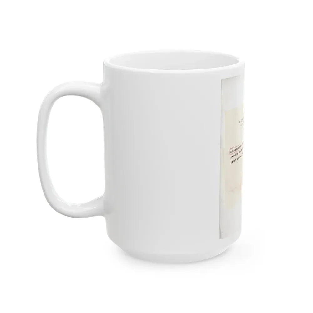 Allison Hayes #123 - Vintage 8x10 B&W Full Body Swimsuit Cheesecake Photo_3 (Vintage Female Icon) White Coffee Mug - Go Mug Yourself