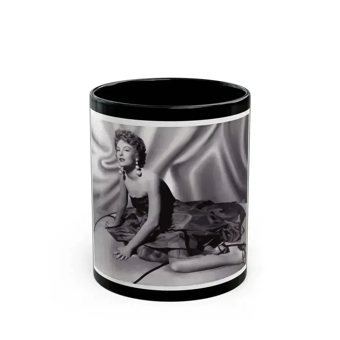 Allison Hayes #125 (Vintage Female Icon) Black Coffee Mug 11oz - Go Mug Yourself