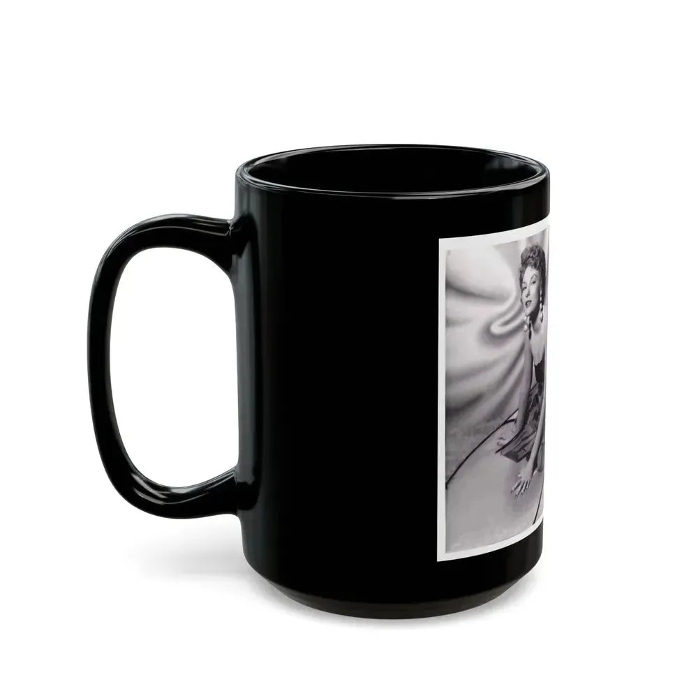 Allison Hayes #125 (Vintage Female Icon) Black Coffee Mug - Go Mug Yourself