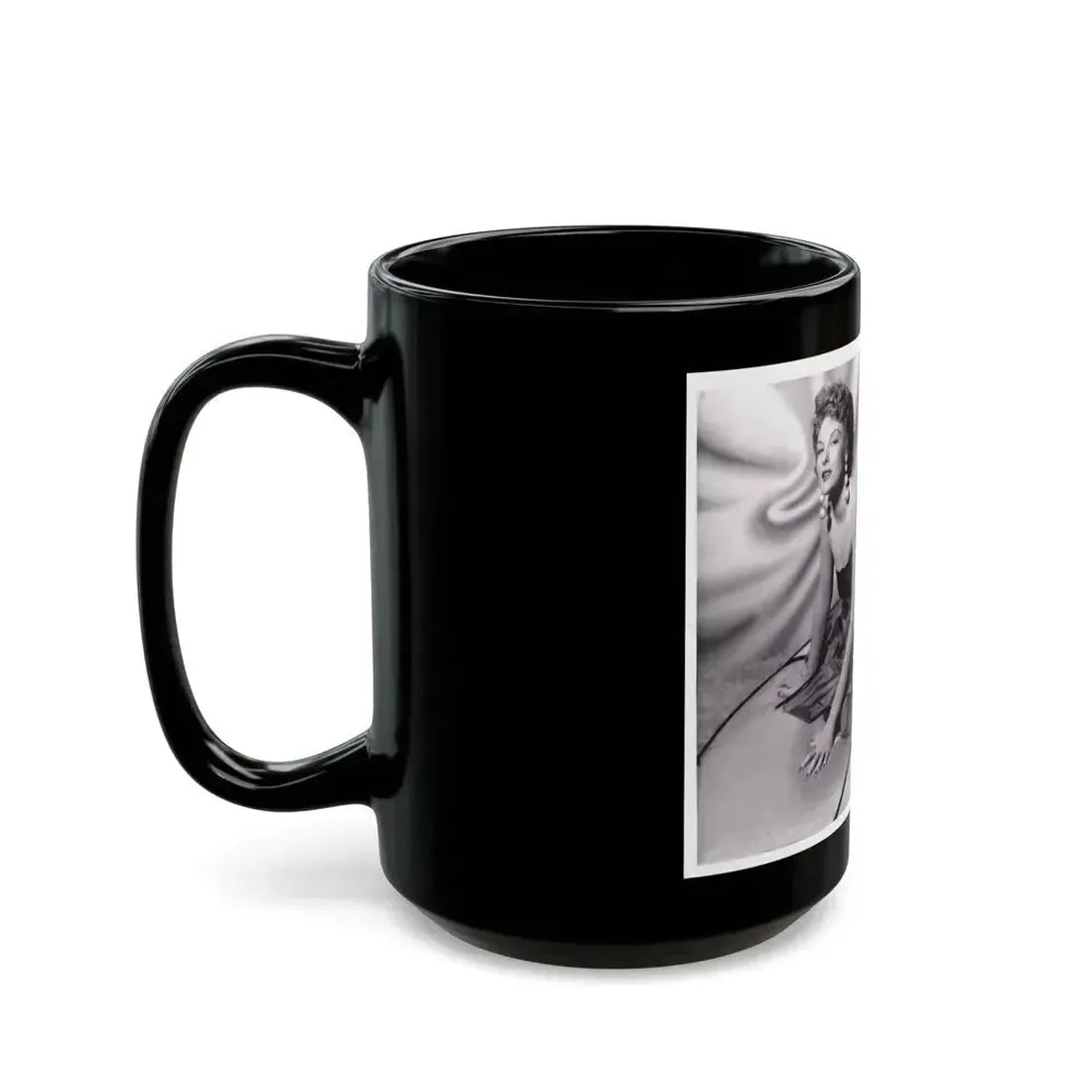 Allison Hayes #125 (Vintage Female Icon) Black Coffee Mug - Go Mug Yourself