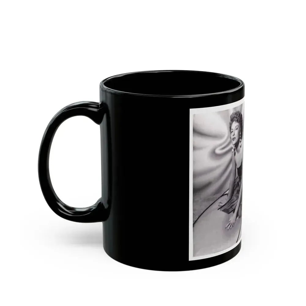 Allison Hayes #125 (Vintage Female Icon) Black Coffee Mug - Go Mug Yourself