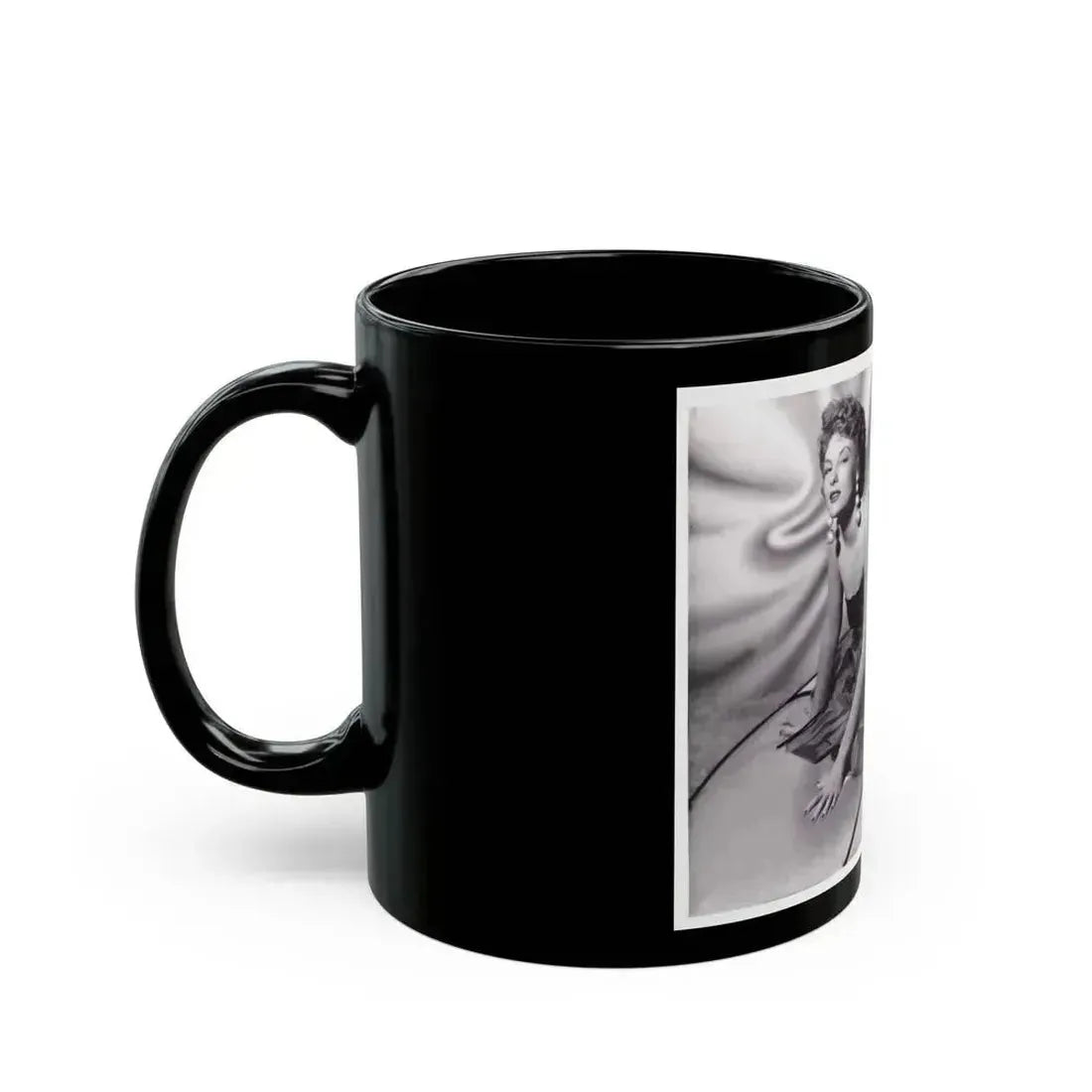 Allison Hayes #125 (Vintage Female Icon) Black Coffee Mug - Go Mug Yourself