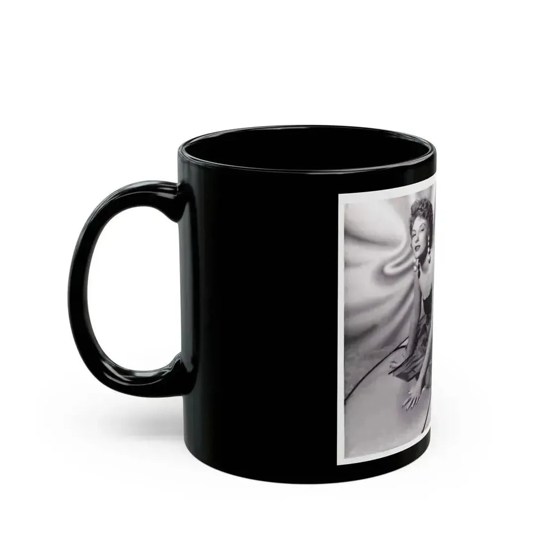 Allison Hayes #125 (Vintage Female Icon) Black Coffee Mug - Go Mug Yourself