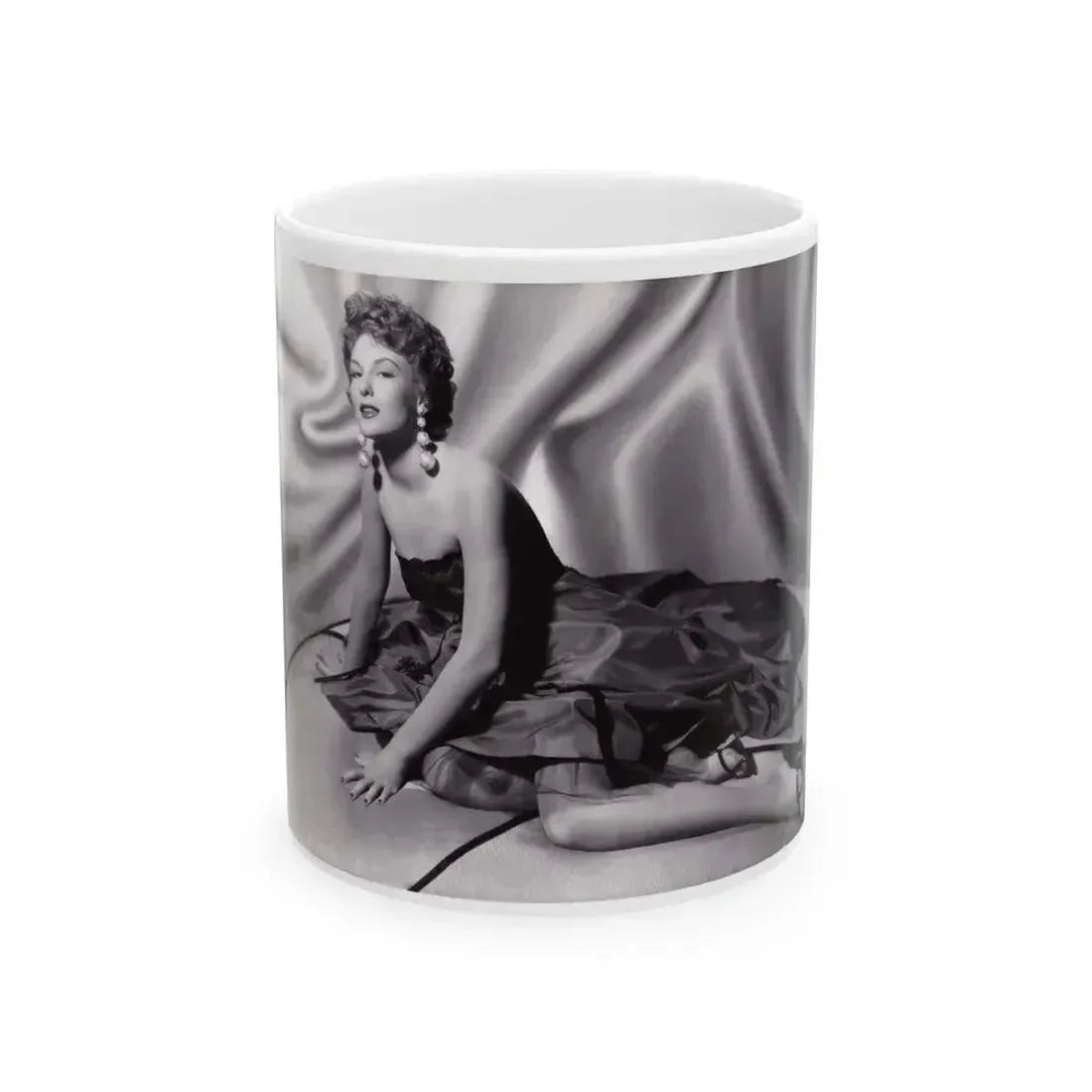 Allison Hayes #125 (Vintage Female Icon) White Coffee Mug 11oz - Go Mug Yourself