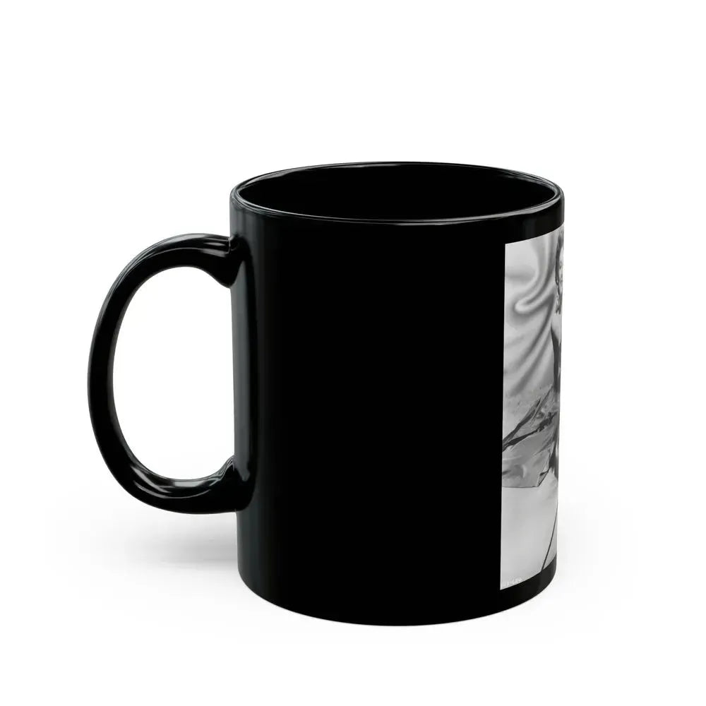 Allison Hayes #127 (Vintage Female Icon) Black Coffee Mug - Go Mug Yourself