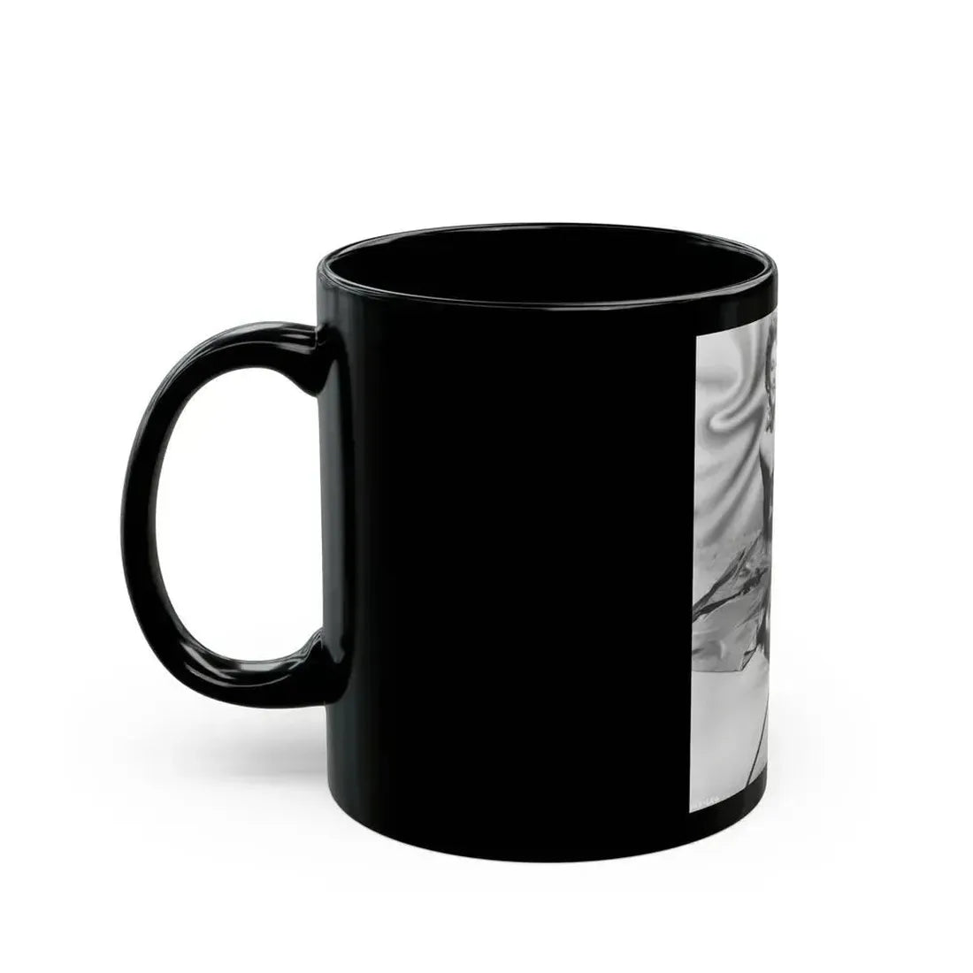 Allison Hayes #127 (Vintage Female Icon) Black Coffee Mug - Go Mug Yourself