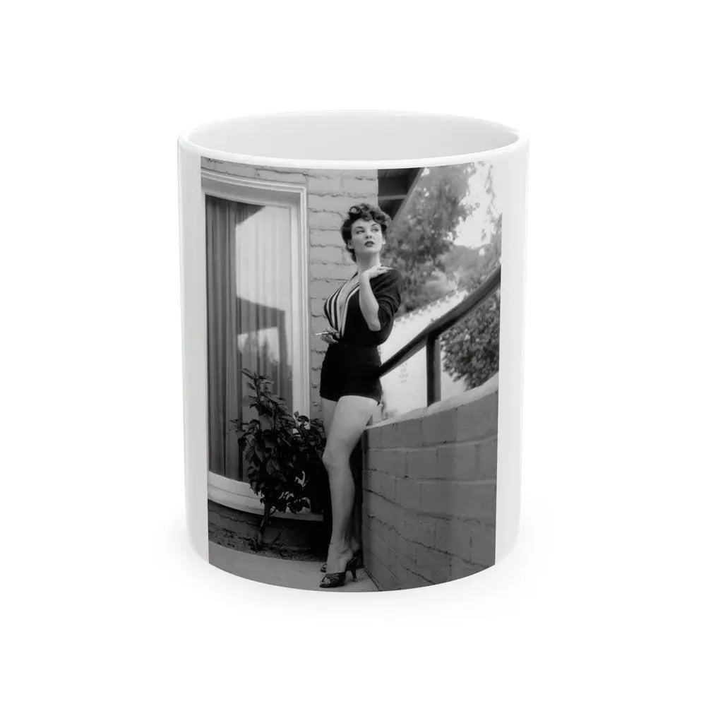 Allison Hayes #128_1 (Vintage Female Icon) White Coffee Mug 11oz - Go Mug Yourself