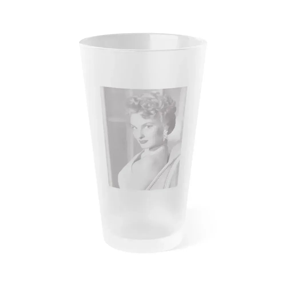 Allison Hayes #129 (Vintage Female Icon) Frosted Pint Glass 16oz 16oz Frosted - Go Mug Yourself