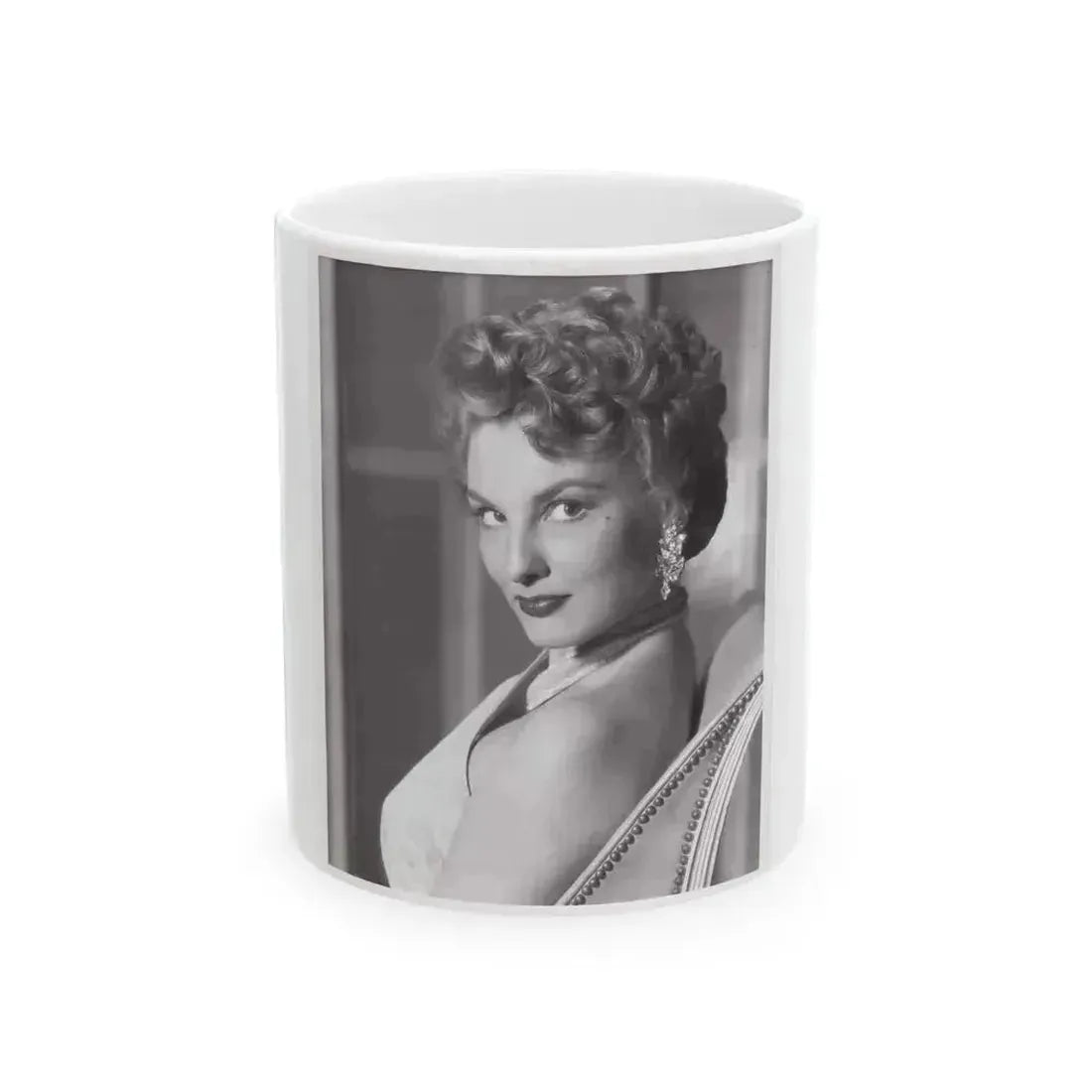 Allison Hayes #129 (Vintage Female Icon) White Coffee Mug 11oz - Go Mug Yourself