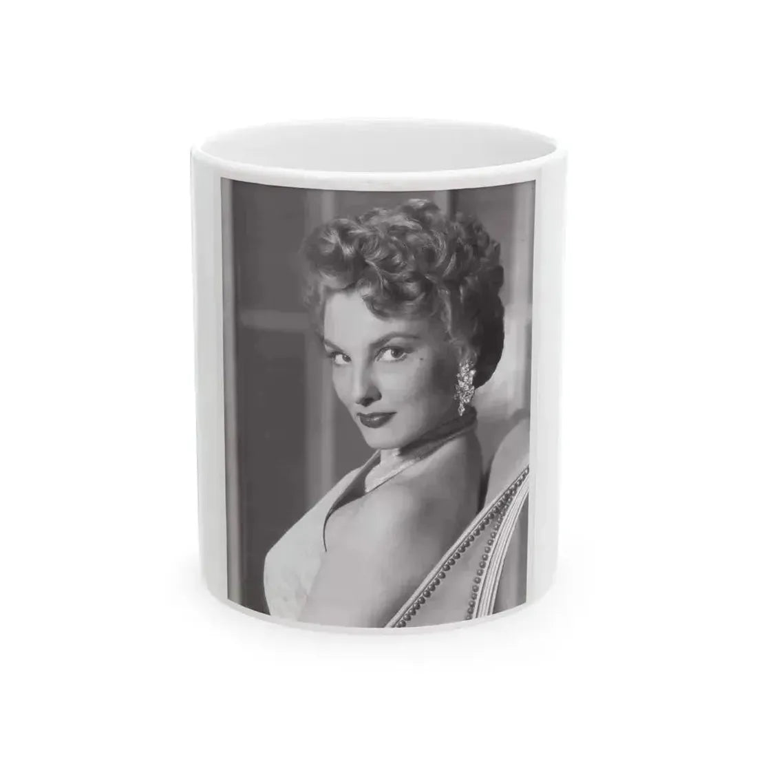 Allison Hayes #129 (Vintage Female Icon) White Coffee Mug 11oz - Go Mug Yourself