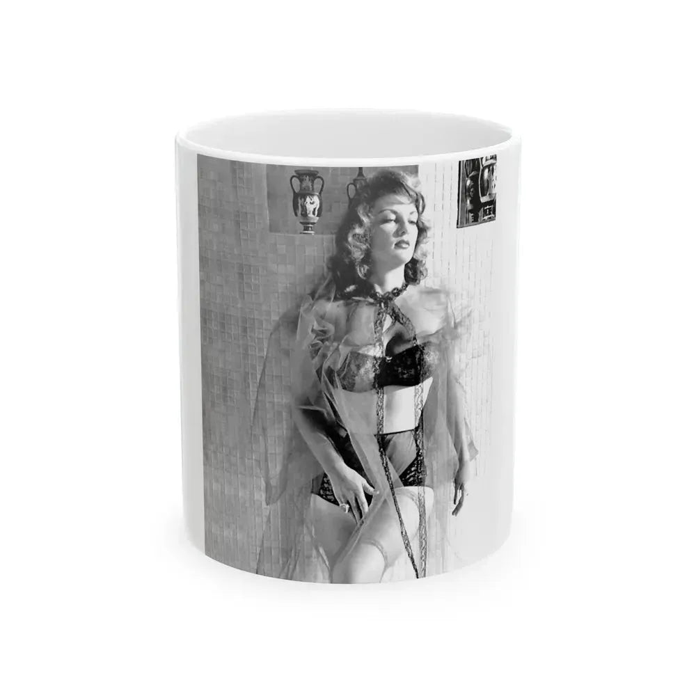 Allison Hayes #130 (Vintage Female Icon) White Coffee Mug 11oz - Go Mug Yourself