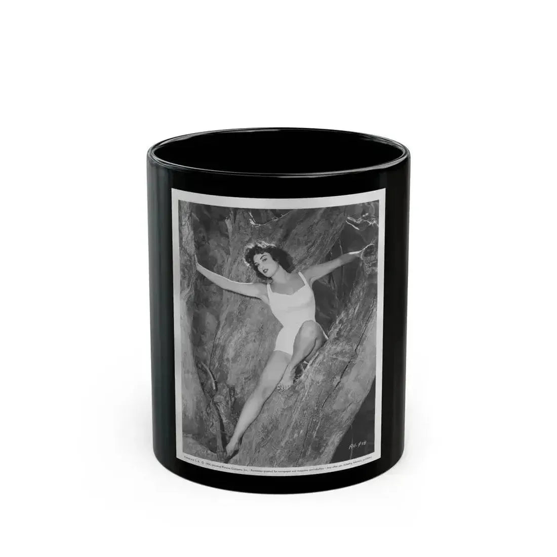 Allison Hayes #134 (Vintage Female Icon) Black Coffee Mug 11oz - Go Mug Yourself