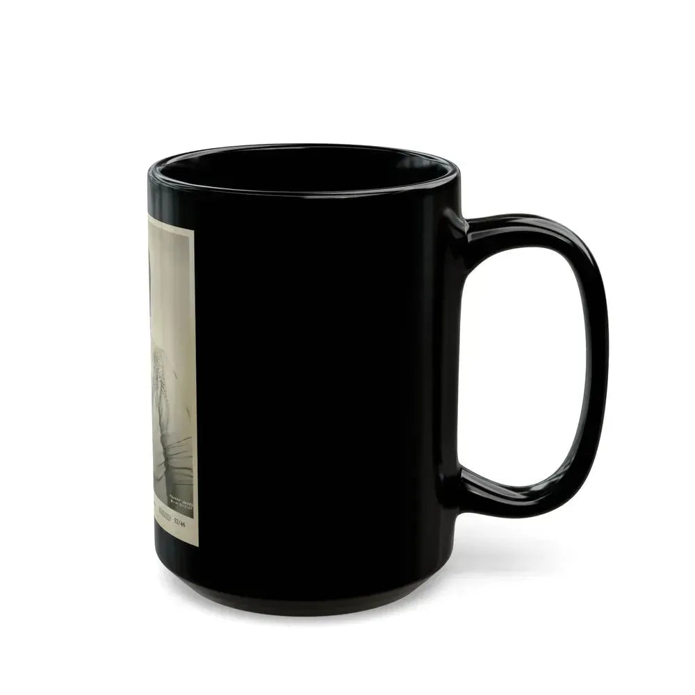 Allison Hayes #138 (Vintage Female Icon) Black Coffee Mug - Go Mug Yourself