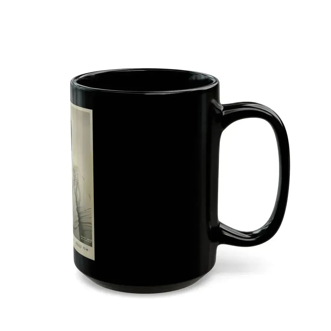 Allison Hayes #138 (Vintage Female Icon) Black Coffee Mug - Go Mug Yourself