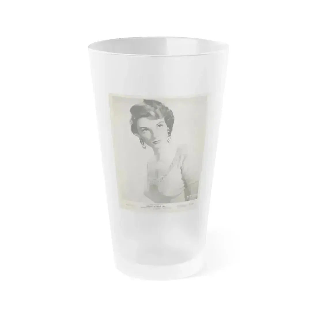 Allison Hayes #138 (Vintage Female Icon) Frosted Pint Glass 16oz 16oz Frosted - Go Mug Yourself