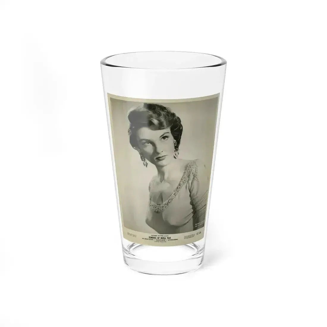 Allison Hayes #138 (Vintage Female Icon) Pint Glass 16oz 16oz - Go Mug Yourself