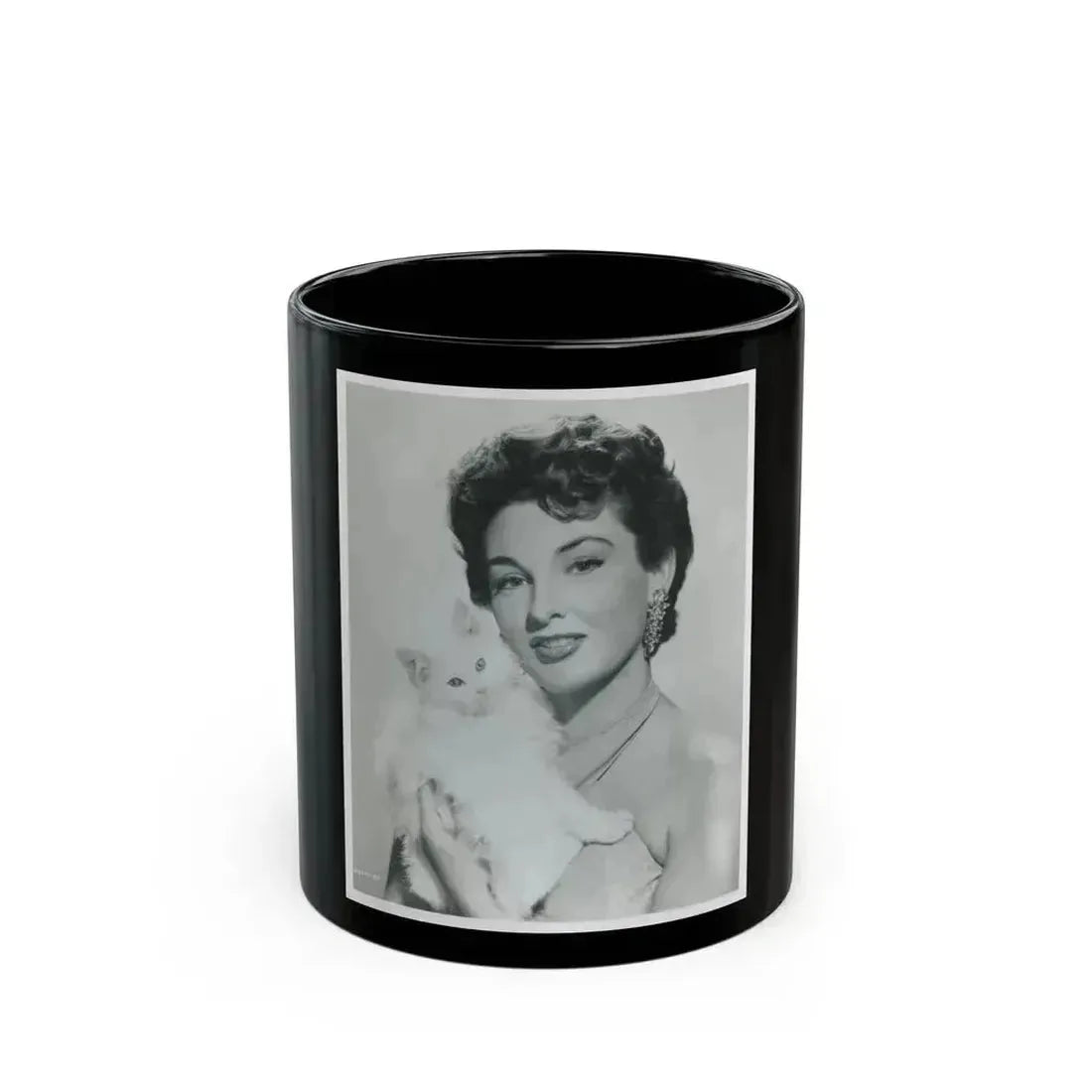 Allison Hayes #139 (Vintage Female Icon) Black Coffee Mug 11oz - Go Mug Yourself
