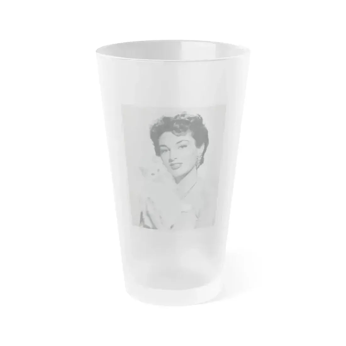 Allison Hayes #139 (Vintage Female Icon) Frosted Pint Glass 16oz - Go Mug Yourself