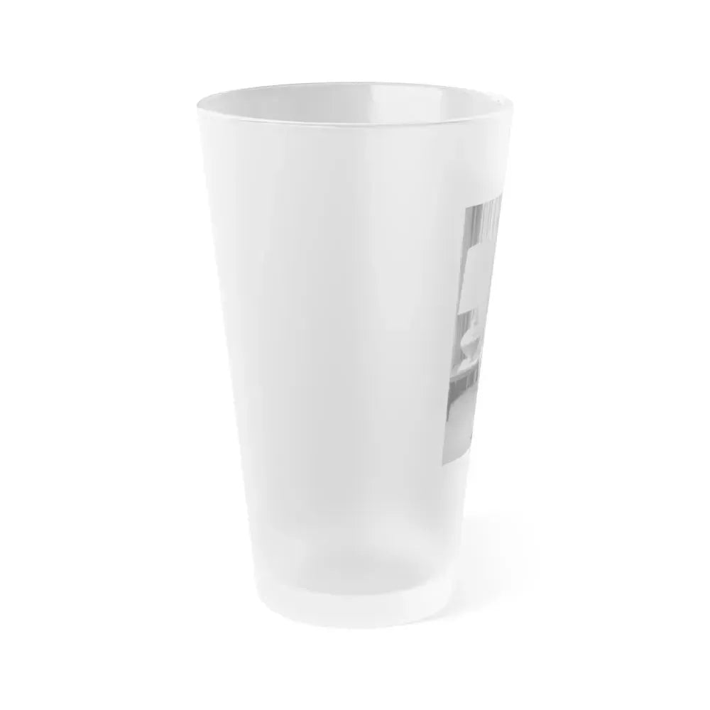 Allison Hayes #140 (Vintage Female Icon) Frosted Pint Glass 16oz - Go Mug Yourself