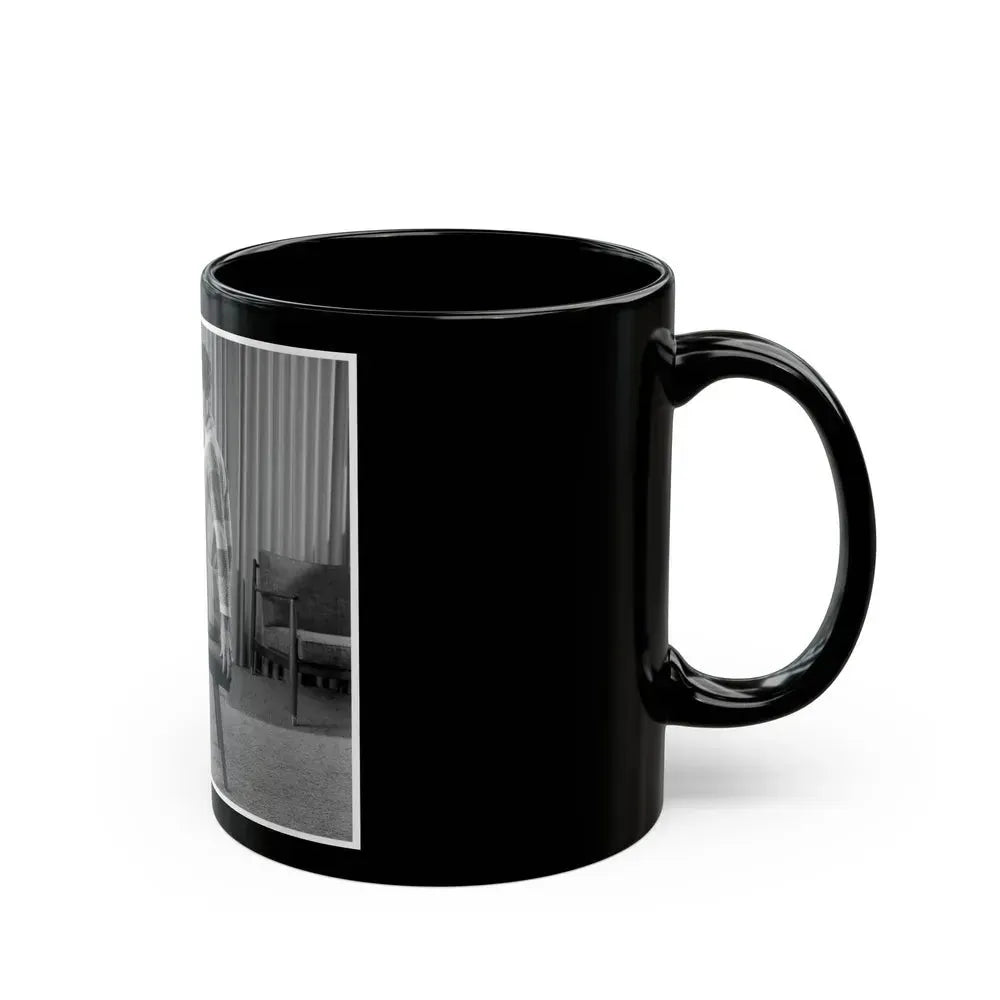 Allison Hayes #141 (Vintage Female Icon) Black Coffee Mug - Go Mug Yourself