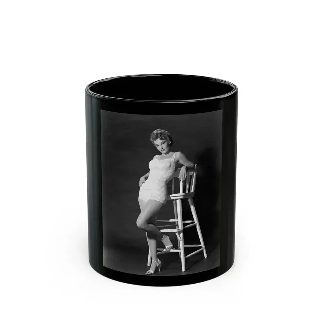 Allison Hayes #148 (Vintage Female Icon) Black Coffee Mug 11oz - Go Mug Yourself