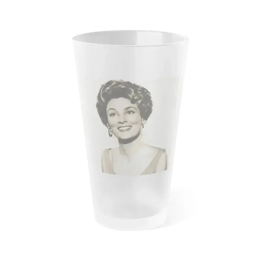 Allison Hayes #151 (Vintage Female Icon) Frosted Pint Glass 16oz 16oz Frosted - Go Mug Yourself