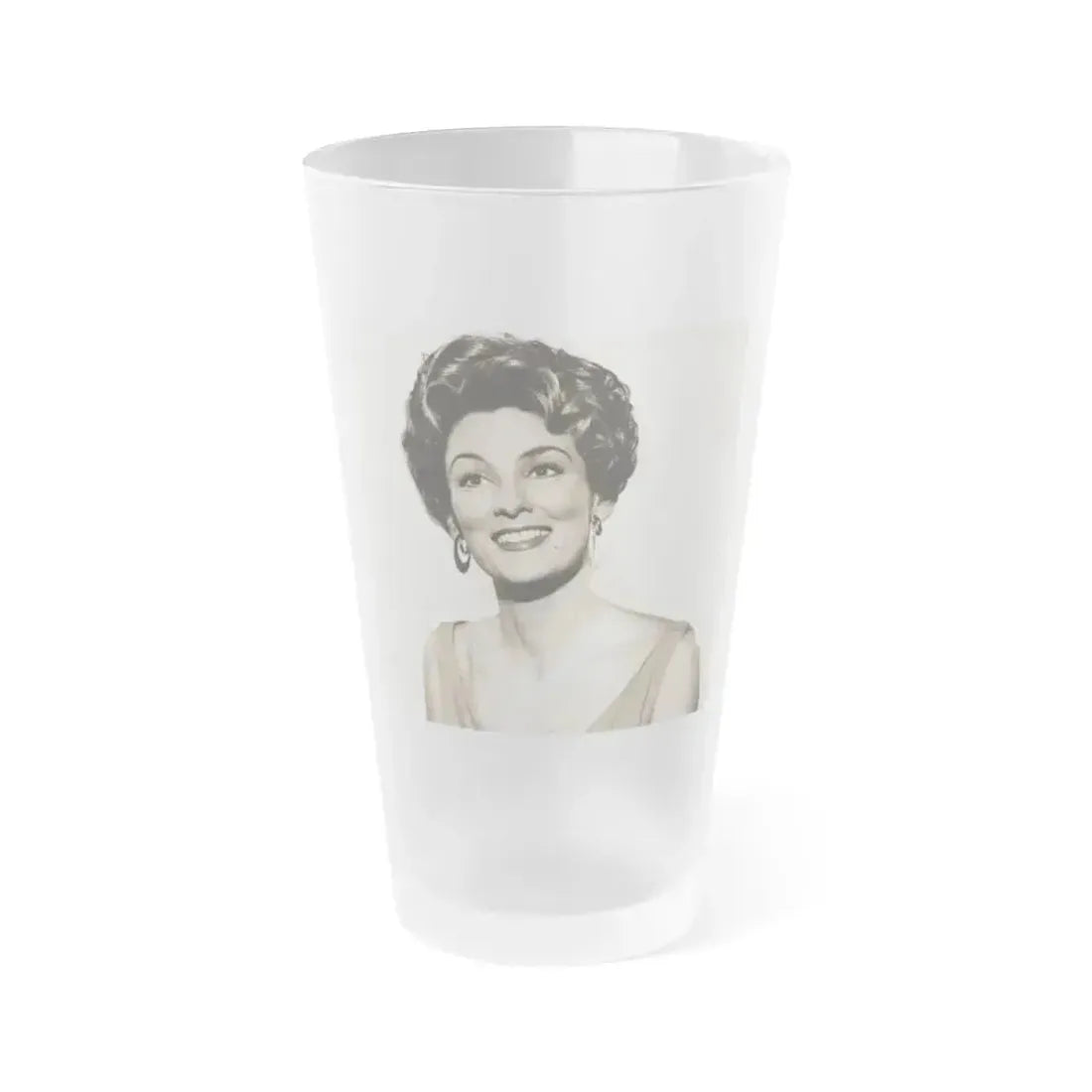 Allison Hayes #151 (Vintage Female Icon) Frosted Pint Glass 16oz 16oz Frosted - Go Mug Yourself