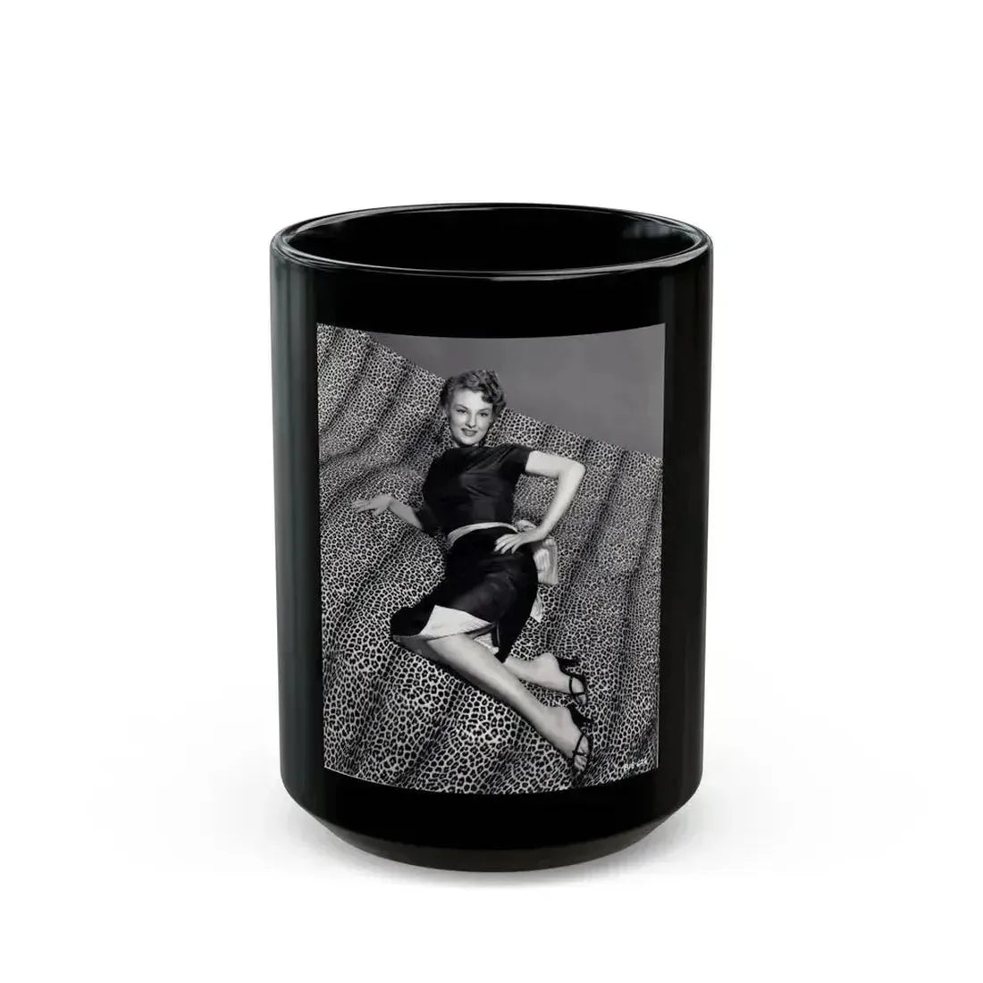 Allison Hayes #156 (Vintage Female Icon) Black Coffee Mug 15oz - Go Mug Yourself