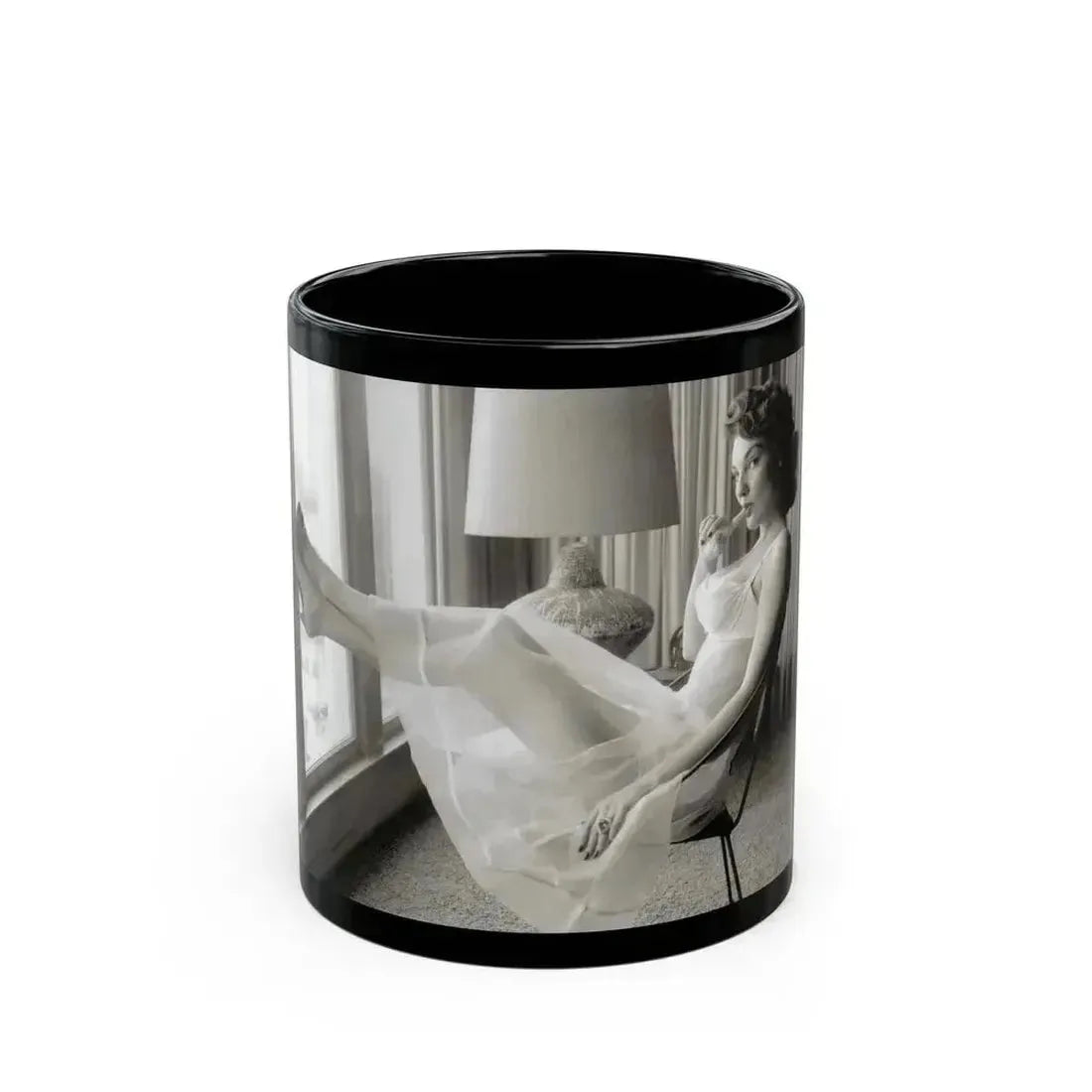 Allison Hayes #160 (Vintage Female Icon) Black Coffee Mug 11oz - Go Mug Yourself