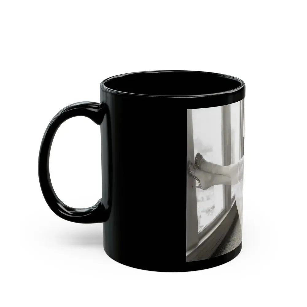 Allison Hayes #160 (Vintage Female Icon) Black Coffee Mug - Go Mug Yourself